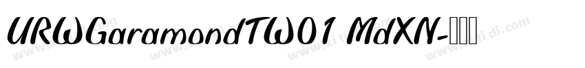 URWGaramondTW01 MdXN字体转换